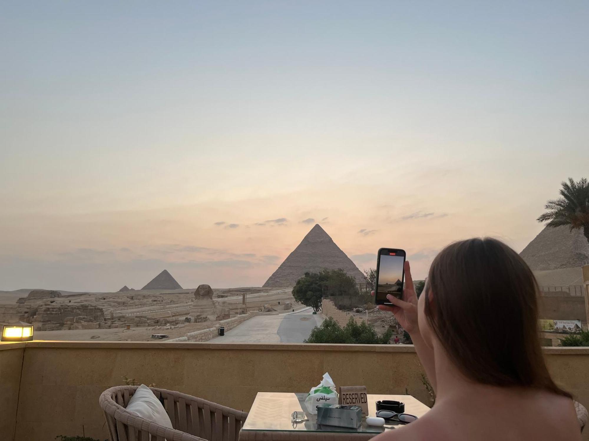 The Gate Hotel Front Pyramids & Sphinx View Kafret el-Gabal المظهر الخارجي الصورة