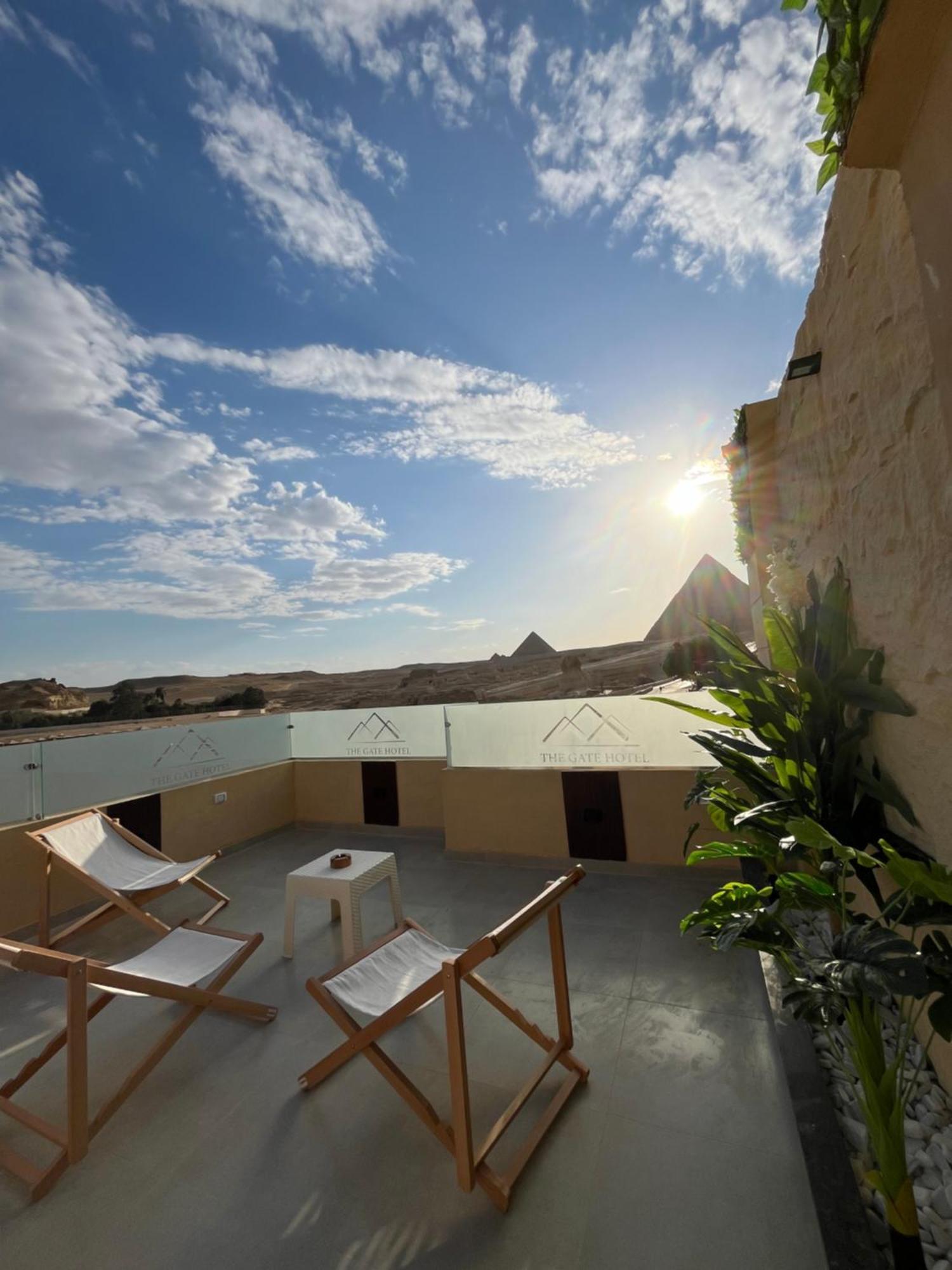 The Gate Hotel Front Pyramids & Sphinx View Kafret el-Gabal المظهر الخارجي الصورة