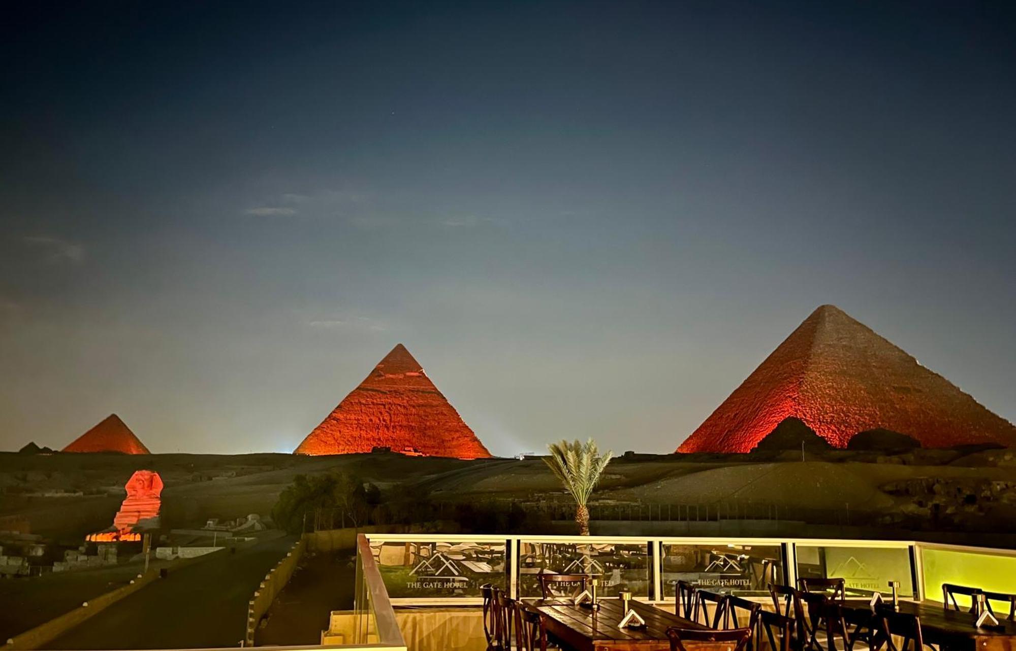The Gate Hotel Front Pyramids & Sphinx View Kafret el-Gabal المظهر الخارجي الصورة